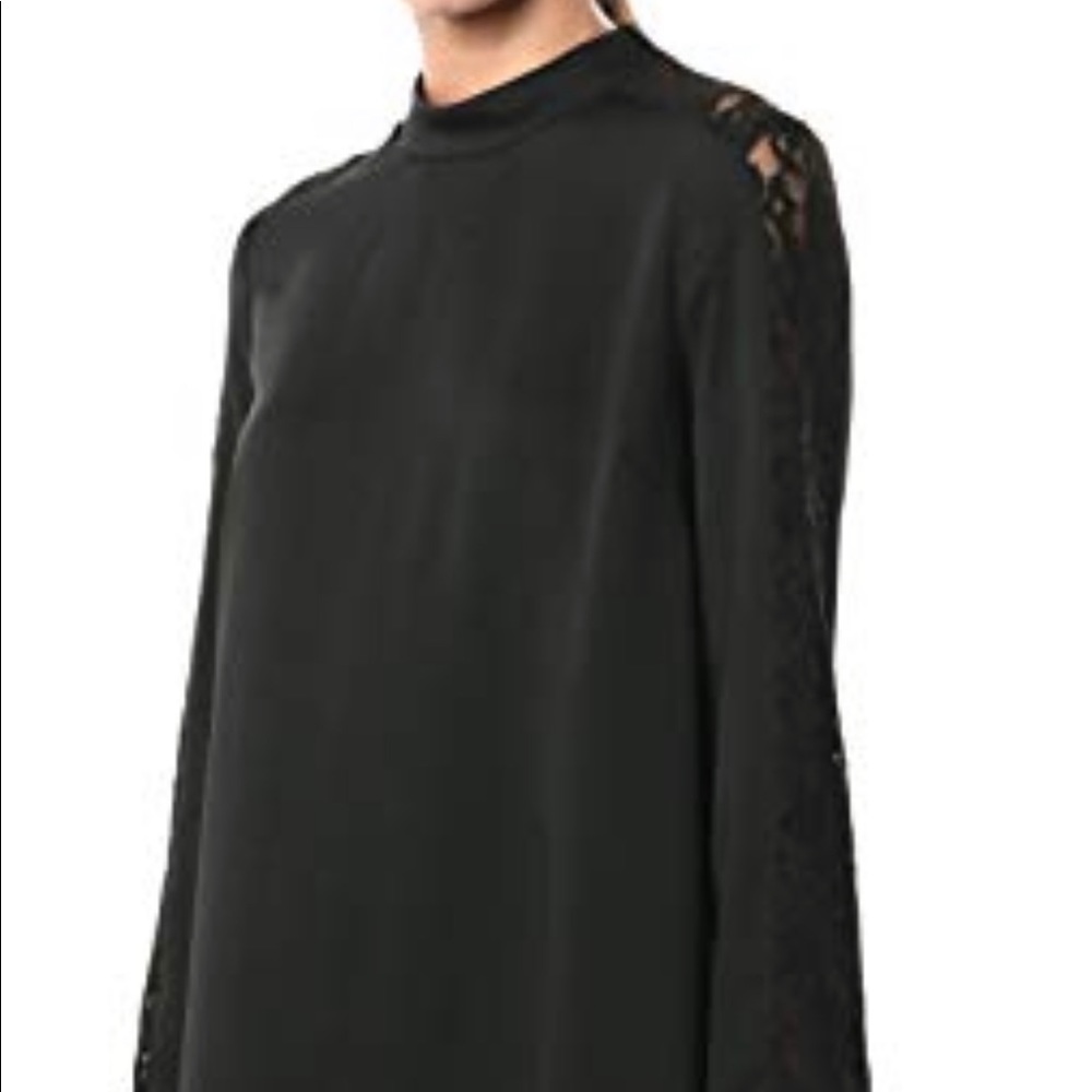 BGMAXAZRIA Lace Paneled Dress "XSmall MSRP $178